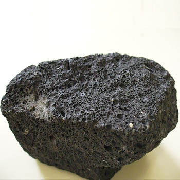 Rocas volcánicas negras